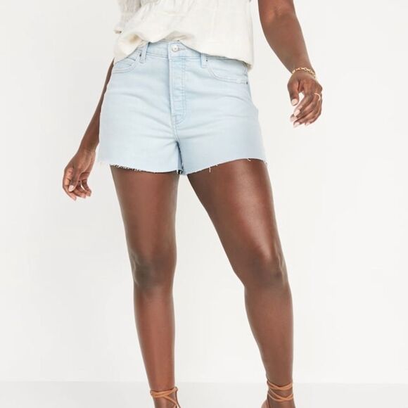 NWT- Old Navy- 18. Sky-Hi A-Line Denim Short - Picture 1 of 11